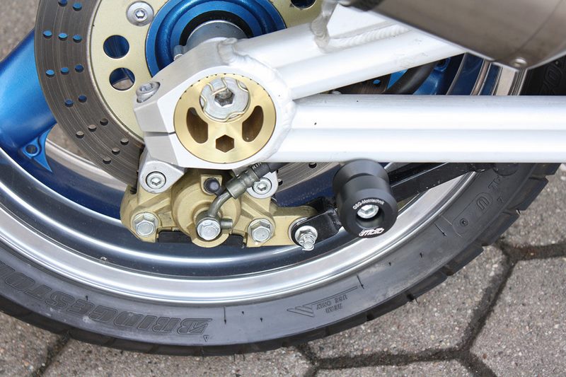 GSGモトテクニック ボビン / スイングアームプロテクション Kawasaki ZRX 1100 / ZRX 1200 | HSKP-10-K13