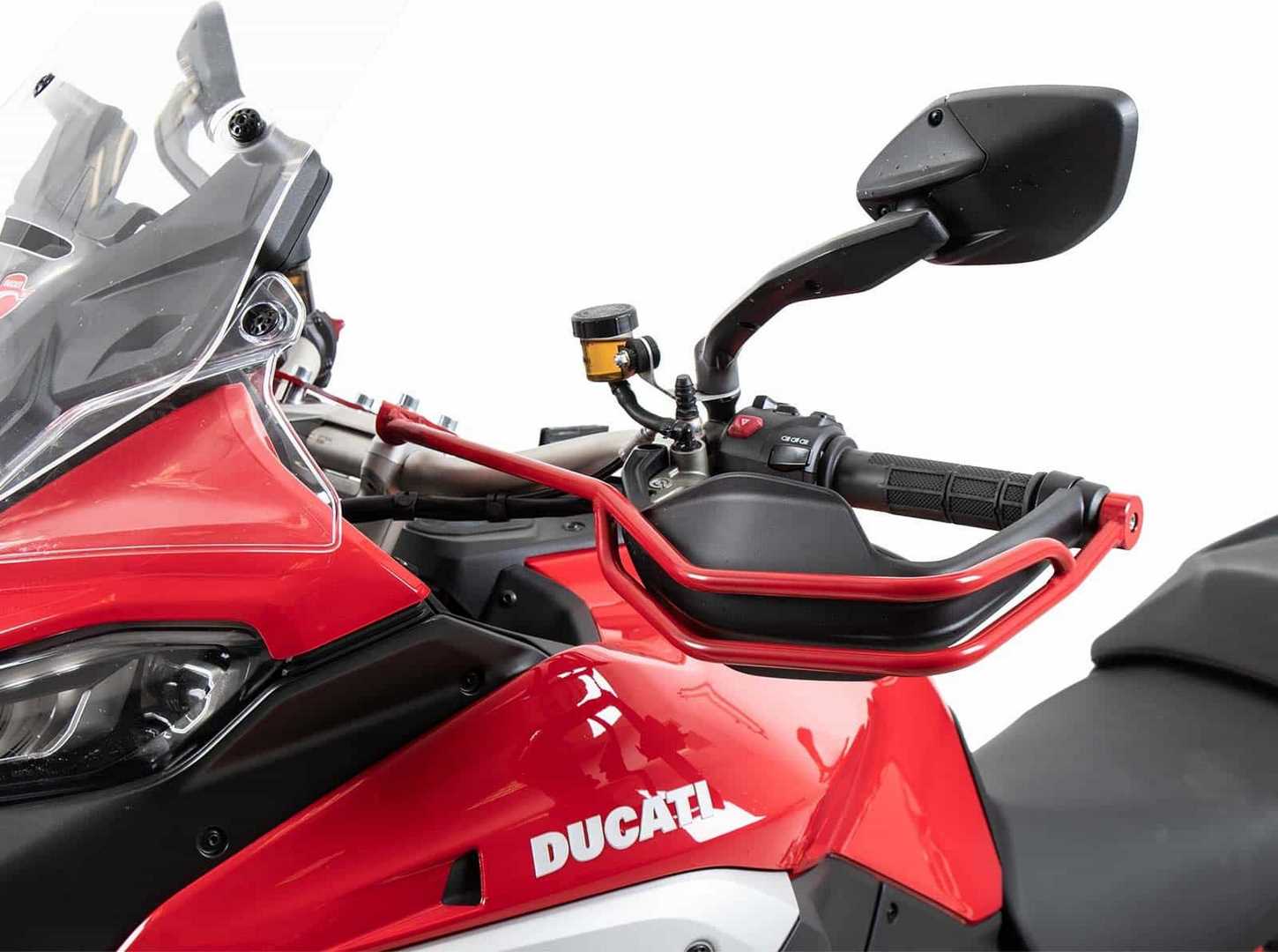 ヘプコ&ベッカー ハンドプロテクター レッド DUCATI ムルティストラーダ V4 | 42127614 00 04