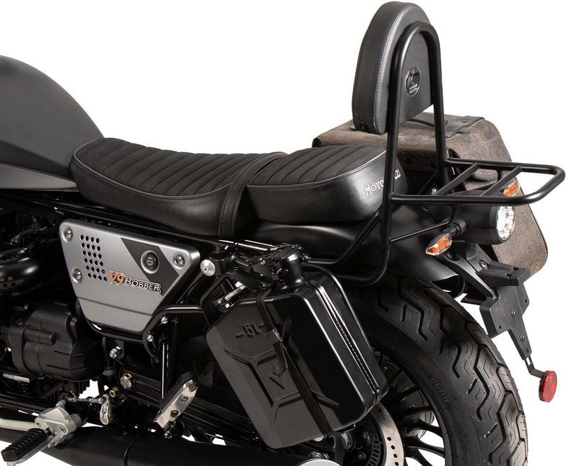 Hepco & Becker カニスター4リットルホルダー左カットアウトブラック Moto Guzzi V9 Bobber/Special Edition (2021-) | 4220559 00 01