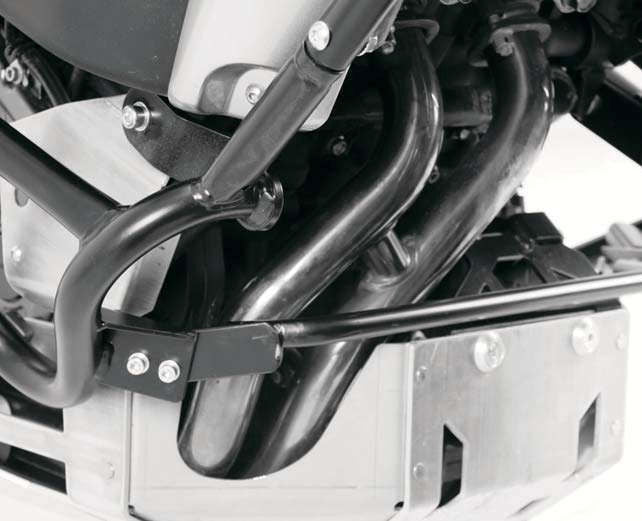 Hepco & Becker / ヘプコ&ベッカー Adapter for combination between original Yamaha engine guard with H&B protection plate | 42224531 00 01