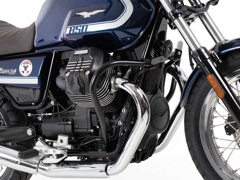 Hepco and Becker / ヘプコアンドベッカー Engine protection bar black for Moto Guzzi V7 Special/Stone/Centenario (850 ccm) (2021-) | 501556 00 01