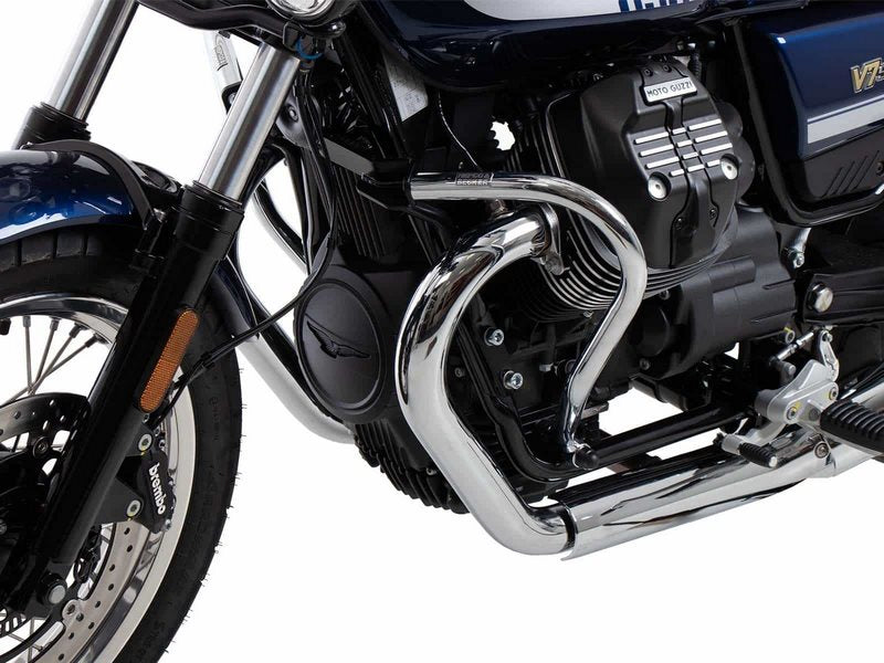 Hepco and Becker / ヘプコアンドベッカー Engine protection bar chrome for Moto Guzzi V7 Special/Stone/Centenario (850 ccm) (2021-) | 501556 00 02