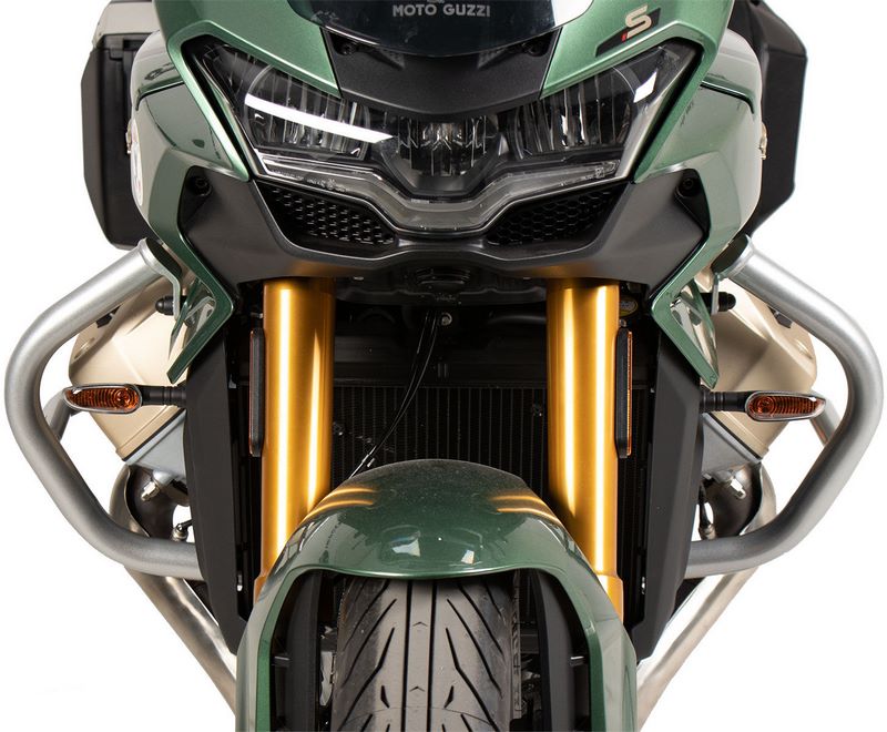 Hepco & Becker エンジンプロテクションバーシルバー Moto Guzzi V100 Mandello / S (2022-) | 501557 00 09