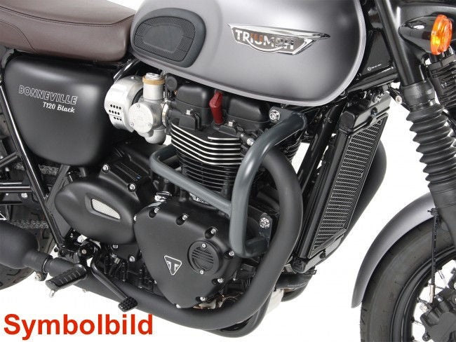 Hepco & Becker Engine protection bar-chrome for Triumph Bonneville T 120 / Black from 2016 | 5017544 00 02