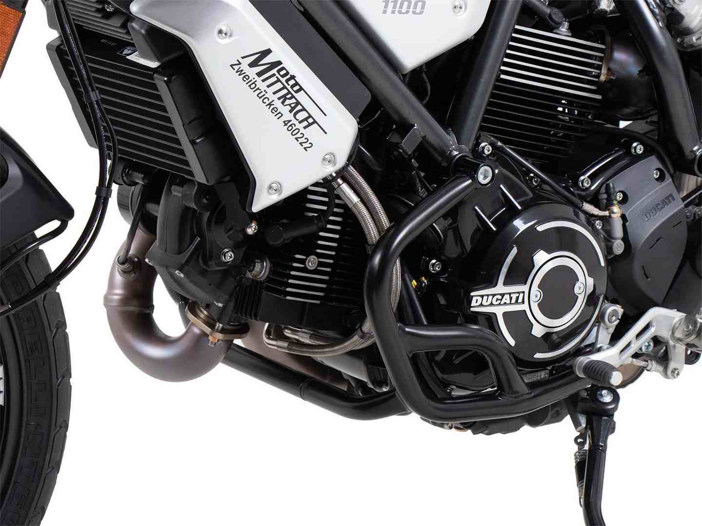 Hepco and Becker / ヘプコアンドベッカー Engine protection bar black for Ducati Scrambler 1100 Dark Pro/Pro/Sport Pro (2021-) | 5017616 00 01
