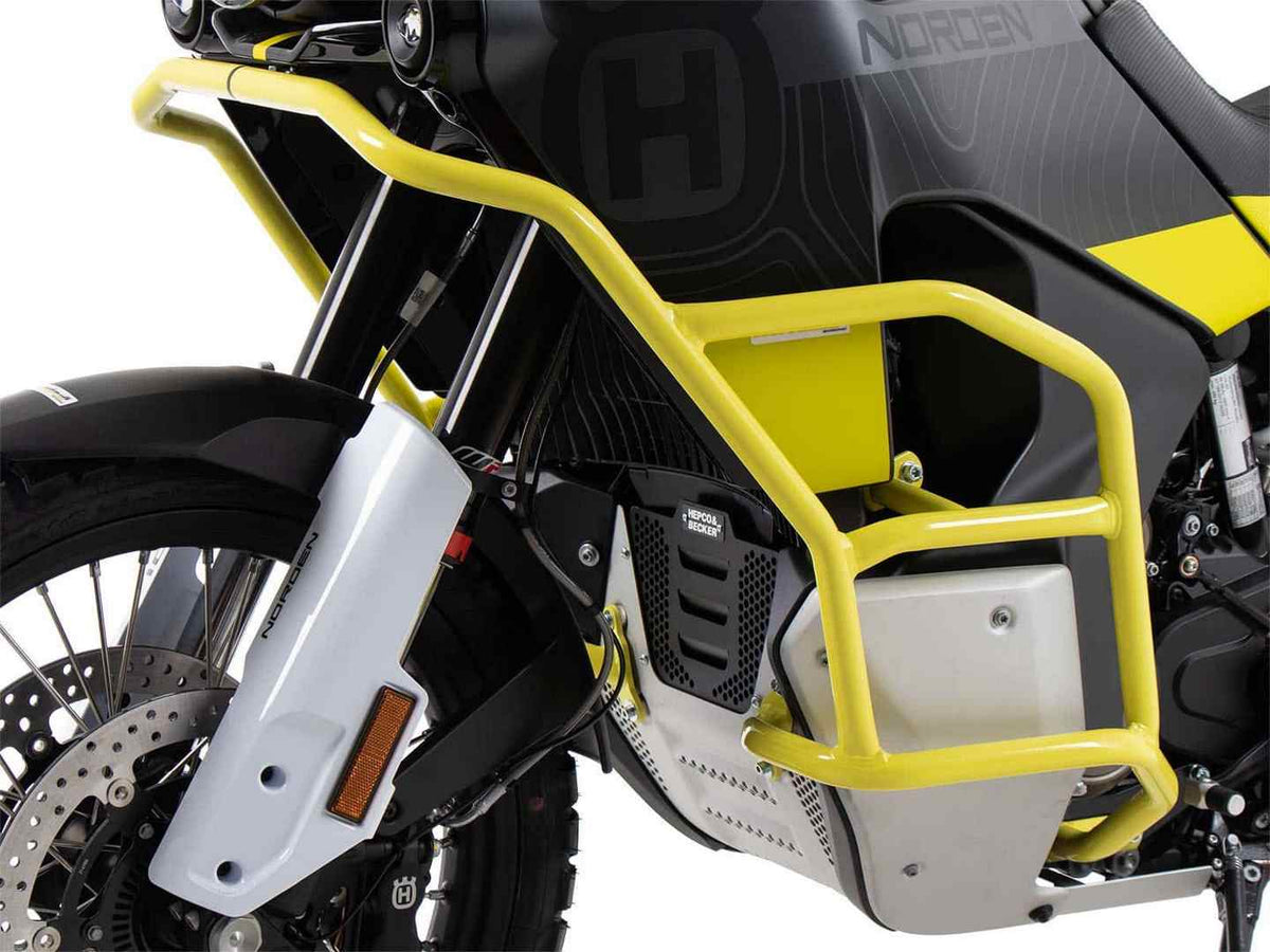 ヘプコ&ベッカー エンジンガード「Solid」 イエロー Husqvarna Norden 901 | 5027634 00 08