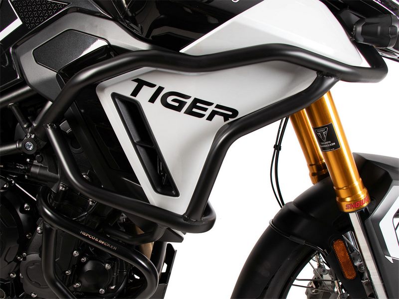 Hepco & Becker タンクプロテクションバー ソリッドブラック Triumph Tiger 900 GT / Pro (2024-) | 5027658 00 01