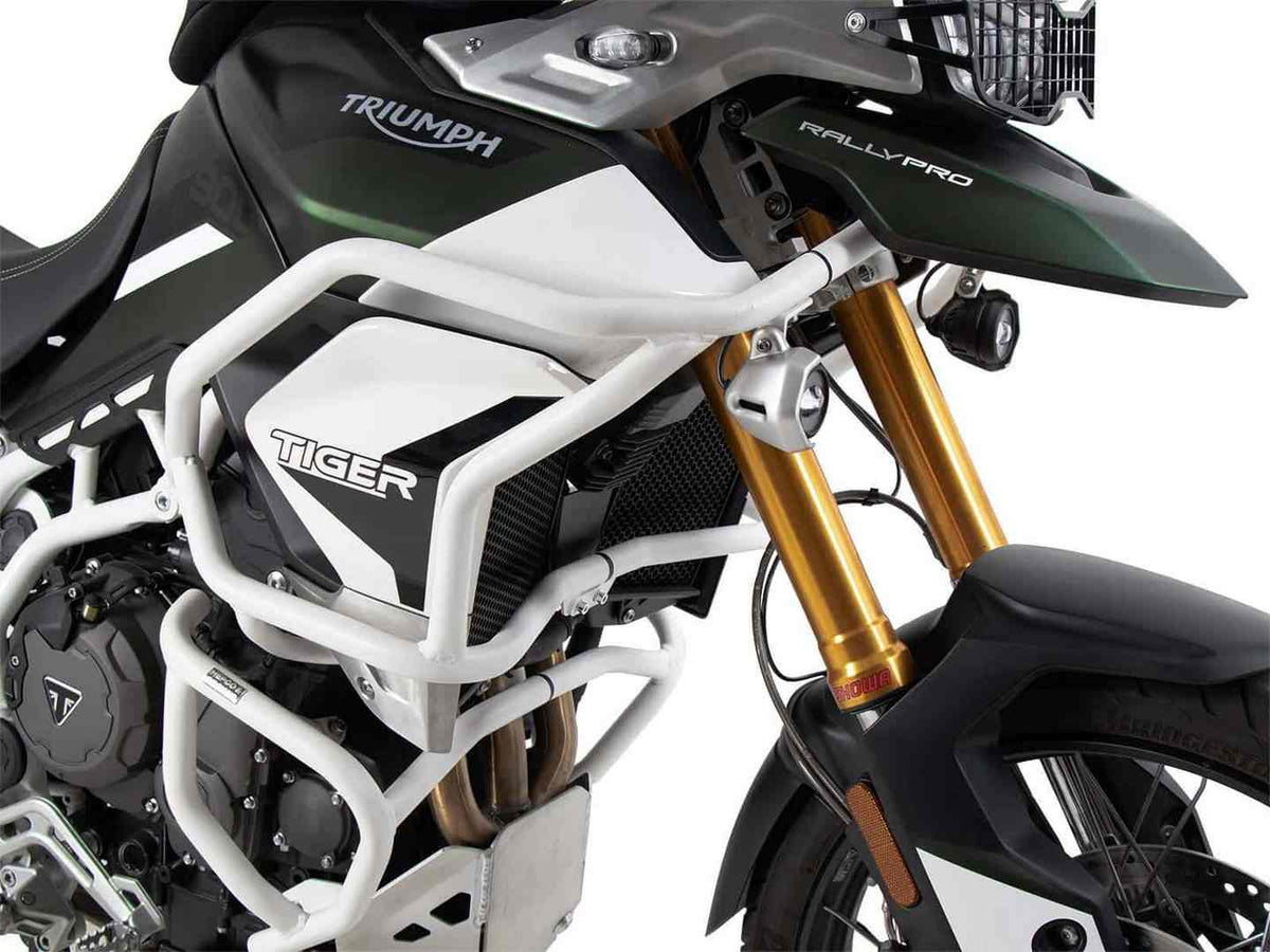 ヘプコ&ベッカー タンクガード「Rally」 ホワイト Triumph Tiger900 / Tiger850 | 5097613 00 03