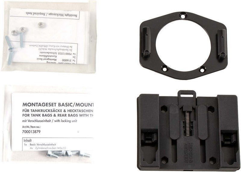 Hepco & Becker タンクリングベーシックファステナー付きタンクバッグ用 Moto Guzzi V 7 Cafe classic/Classic/Special (2008-2014)(Blechtank) | 516540 00 01
