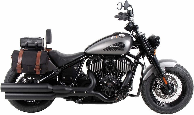 Hepco and Becker / ヘプコアンドベッカー Solorack with backrest black for Indian Chief Dark Horse / Chief Bobber Dark Horse (2022-) | 6127641 00 01