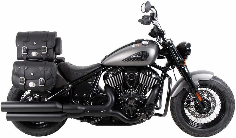 Hepco and Becker / ヘプコアンドベッカー Solorack with backrest black for Indian Chief Dark Horse / Chief Bobber Dark Horse (2022-) | 6127641 00 01