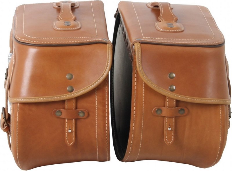 Hepco & Becker Saddle bag set Buffalo sandbrown for tube saddlebag carrier | 620200 00 08