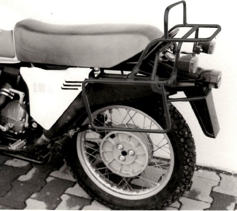 Hepco & Becker Side-and Topcasecarrierset-black for BMW R 65 G / S until 1988-R 80 G / S until 1987 | 650600 00 01