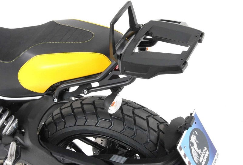 Hepco & Becker / ヘプコ&ベッカー Alurack topcasecarrier – black for Ducati Scrambler 800 (2015-2018) | 6507530 01 01