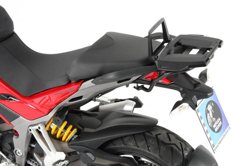 Hepco & Becker / ヘプコ&ベッカー Alurack topcasecarrier – black for Ducati Multistrada 1200 / S from 2015 | 6507531 01 01
