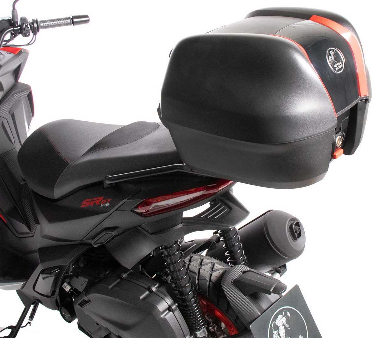 Hepco and Becker / ヘプコアンドベッカー Topcase - Set Journey 30 incl. carrier for Aprilia SR GT 125/200/Sport (ab 2022) | 6507648 01 01-206