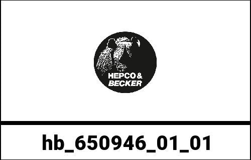 Hepco & Becker Alurack topcasecarrier-black for Honda CBF 600 until 2007 | 650946 01 01