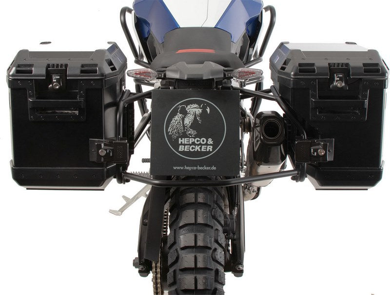 Hepco & Becker サイドキャリアカットアウトブラックインクルードエクスプローラーサイドボックスブラック BMW F 900 GS (2024-) | 6516534 00 01-01-40