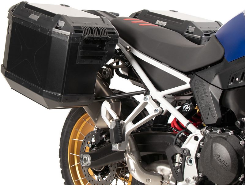 Hepco & Becker サイドキャリアカットアウトブラックインクルードエクスプローラーサイドボックスブラック BMW F 900 GS (2024-) | 6516534 00 01-01-40