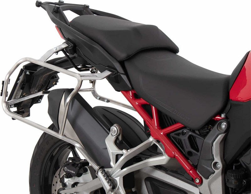 ヘプコ&ベッカー サイドケースホルダー + Xplorer(Cutout)セット シルバー DUCATI ムルティストラーダ V4 | 6517614 00 22