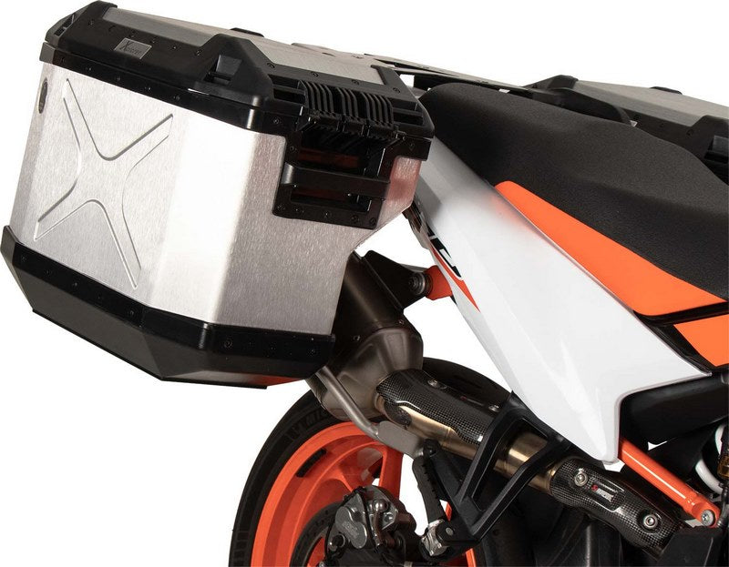 Hepco & Becker サイドキャリアカットアウトステンレススチール インク スポルティフシルバーサイドボックス KTM 890 SMT (2023-) | 6517655 00 22-00-40