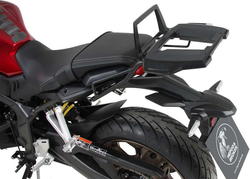 Hepco & Becker / ヘプコ&ベッカー Alurack topcasecarrier - black for Honda CBR 650 R (2019-) | 6529519 01 01