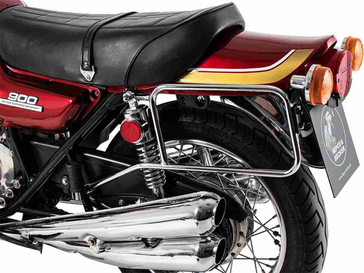 Hepco and Becker / ヘプコアンドベッカー Sidecarrier permanent mounted chrome for Kawasaki Z 900 (1973-1976)/Z1000 A (1977-1978) | 6532535 00 02