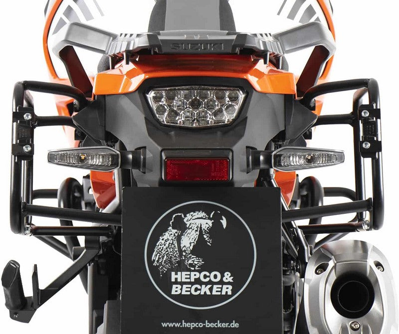 Hepco & Becker / ヘプコ&ベッカー Sidecarrier permanent mounted - black for Suzuki V-Strom 1050/XT (2020-) | 6533544 00 01
