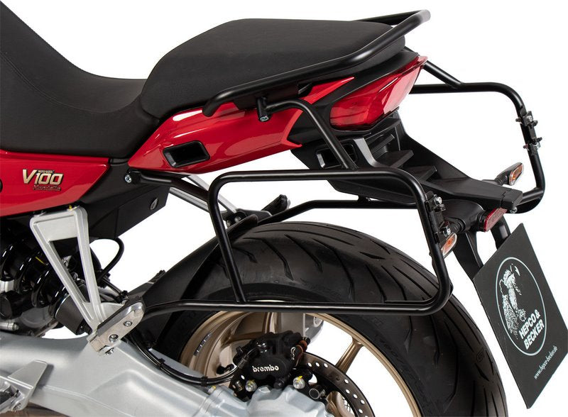 Hepco & Becker サイドキャリアパーマネントマウントブラック Moto Guzzi V100 Mandello / S (2022-) | 653557 00 01