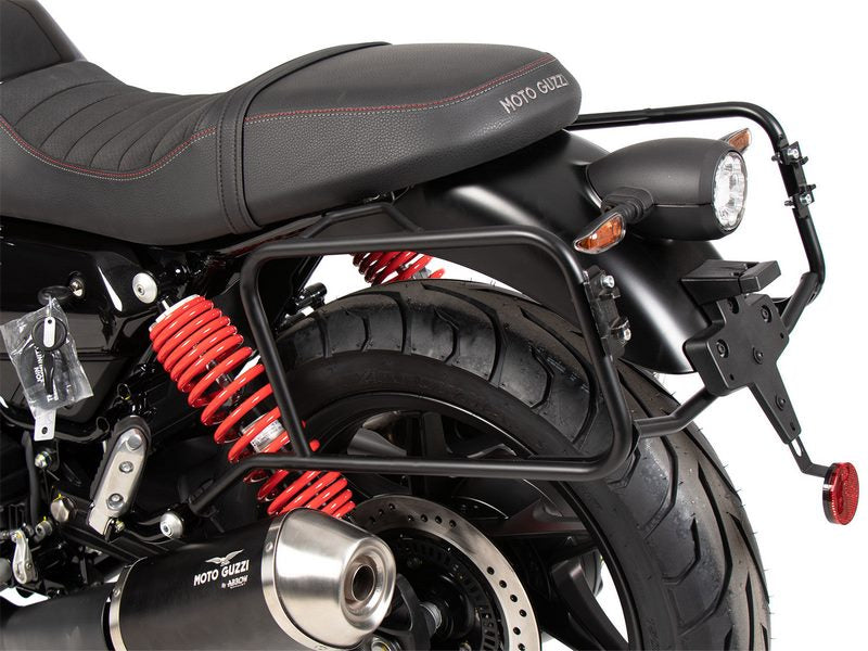 Hepco & Becker サイドキャリアパーマネントマウントブラック Moto Guzzi V7 Stone Special Edition (850ccm) (2022-2023) | 653558 00 01
