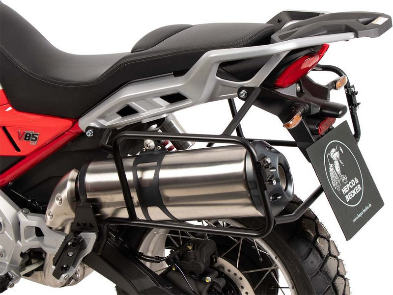 Hepco & Becker サイドキャリアパーマネントマウントブラック Moto Guzzi V 85 TT / Strada / Travel (2024-) | 653561 00 01