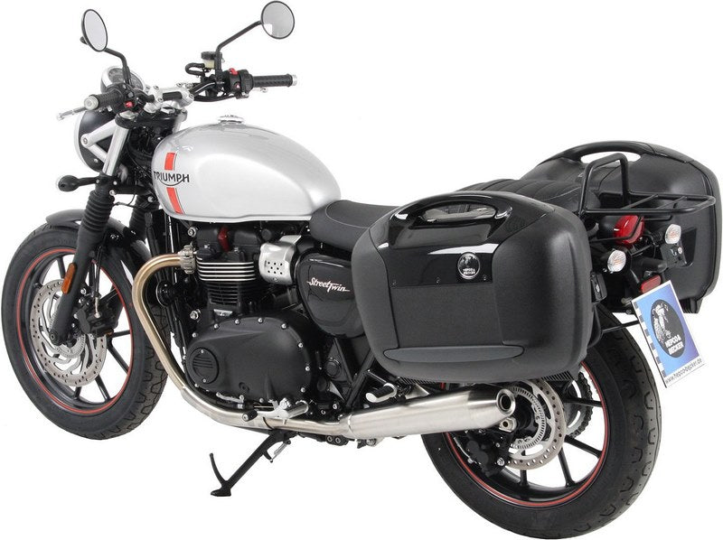 Hepco & Becker Sidecarrier permanent mounted-chrome for Triumph Street Twin from 2016 | 6537543 00 02