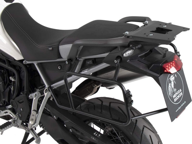 Hepco & Becker / ヘプコ&ベッカー Sidecarrier permanent mounted - black for Triumph Tiger 900 Rally / GT / PRO (2020-) | 6537605 00 01