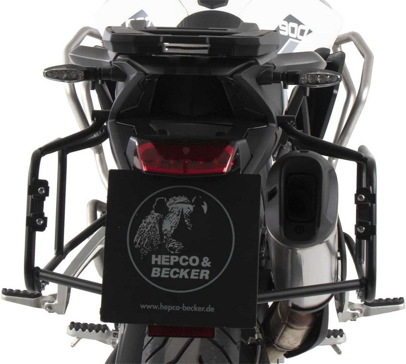 Hepco and Becker / ヘプコアンドベッカー Sidecarrier permanent mounted black for Triumph Tiger 850 Sport (2021-) | 6537613 00 01