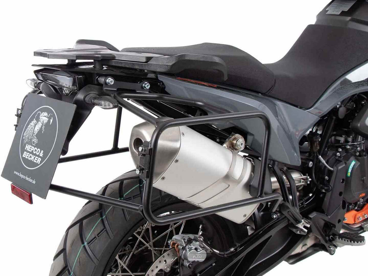 Hepco and Becker / ヘプコアンドベッカー Side carrier permanent mounted black for KTM 890 Adventure / R / Rally (2021-) | 6537617 00 01