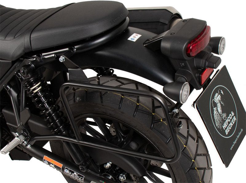 Hepco & Becker サイドキャリアワンサイド左永久取り付けブラック Honda CL 500 (2023-) | 6539543 00 01