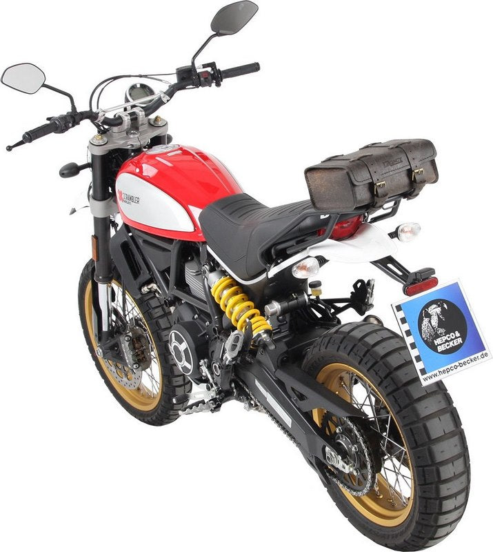 Hepco & Becker Tube rear rack-black for Ducati Scrambler 400 Sixty2 / 2016 | 6547538 01 01