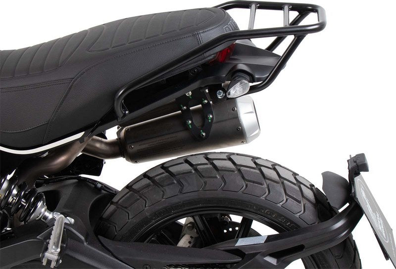 Hepco and Becker / ヘプコアンドベッカー Tube rear rack - black for Ducati Scrambler 1100 Dark Pro/Pro/Sport Pro (2021-) | 6587616 01 01