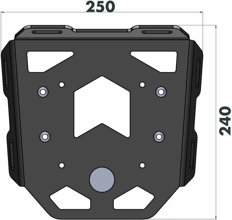 Hepco & Becker / ヘプコ&ベッカー Minirack soft luggage rear rack for Yamaha Ténéré 700 (2019-) | 6604564 01 01