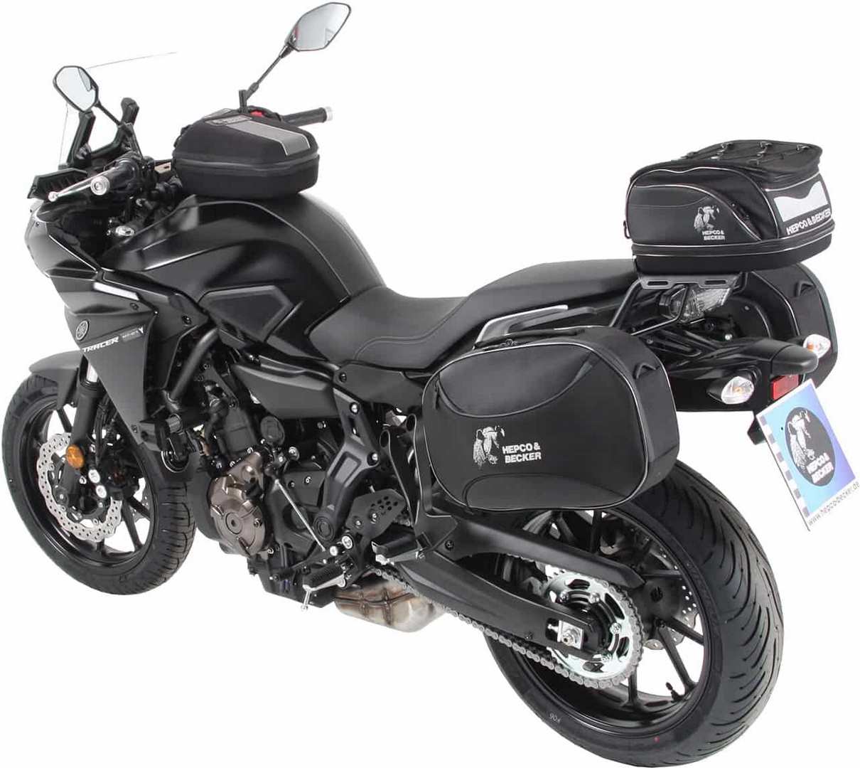 Hepco and Becker / ヘプコアンドベッカー Minirack soft luggage rear rack for Yamaha Tracer 7 (2021-) | 6604568 01 01