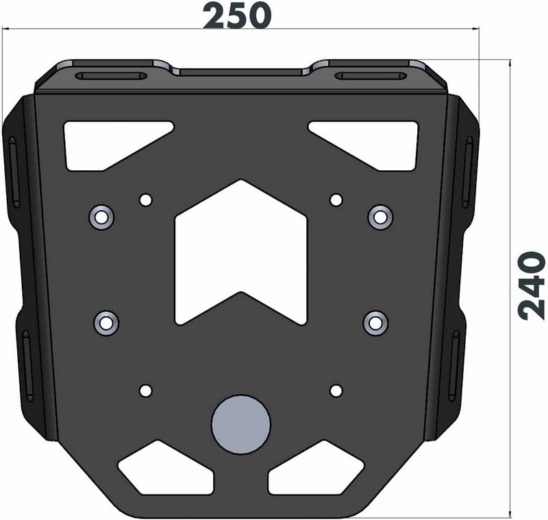 Hepco and Becker / ヘプコアンドベッカー Minirack soft luggage rear rack for Yamaha XSR 700 / XTribute (2022-) | 6604578 01 05