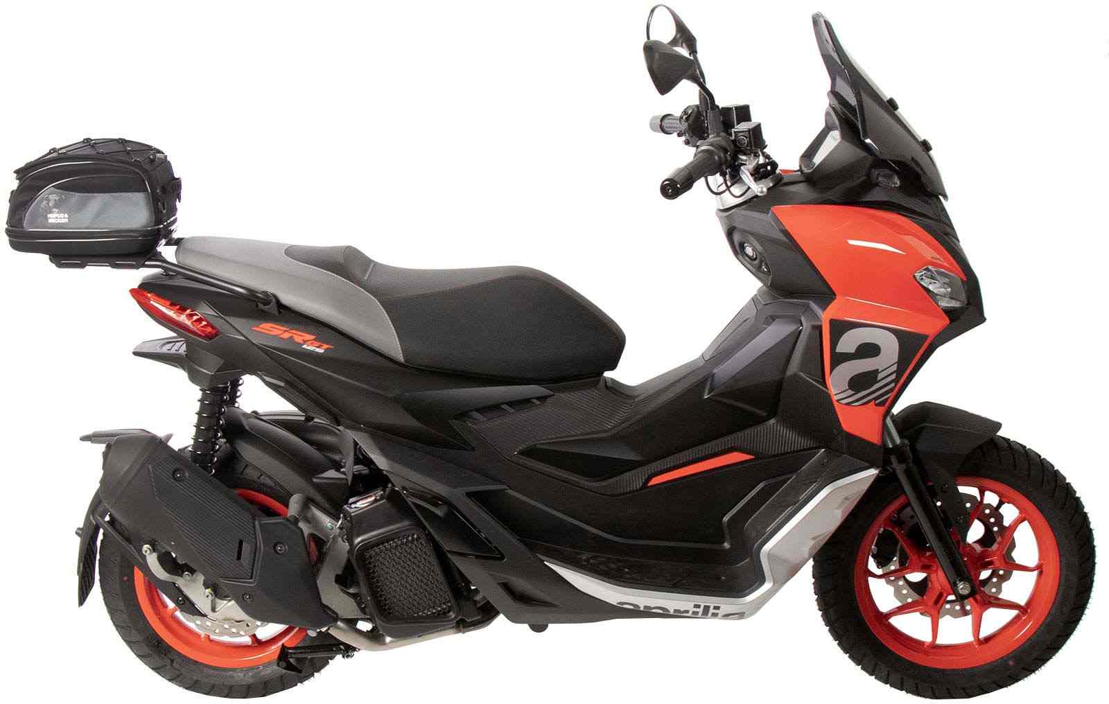 Hepco and Becker / ヘプコアンドベッカー Minirack soft luggage rear rack for Aprilia SR GT 125/200/Sport (ab 2022) | 6607648 01 01