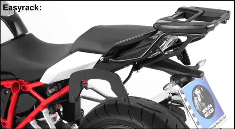 Hepco & Becker / ヘプコ&ベッカー Easyrack topcasecarrier – black for BMW R 1200 R from 2015 | 6616518 01 01