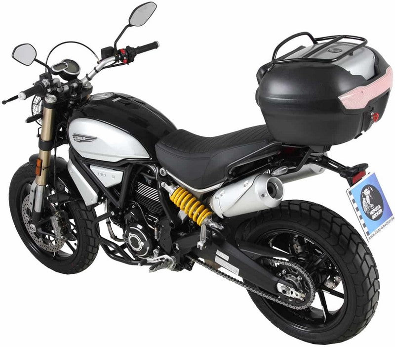 Hepco & Becker / ヘプコ&ベッカー Easyrack topcasecarrier – black for Ducati Scrambler 1100 ab 2018 | 6617566 01 01