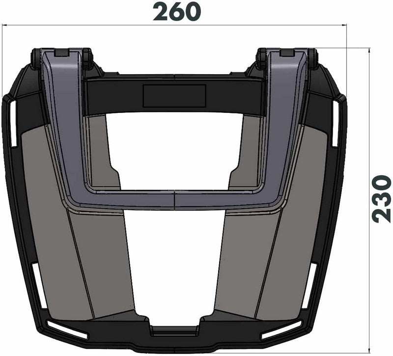 Hepco & Becker / ヘプコ&ベッカー Easyrack topcasecarrier for Ducati Multistrada 1260 Enduro (2019-) | 6617579 01 01