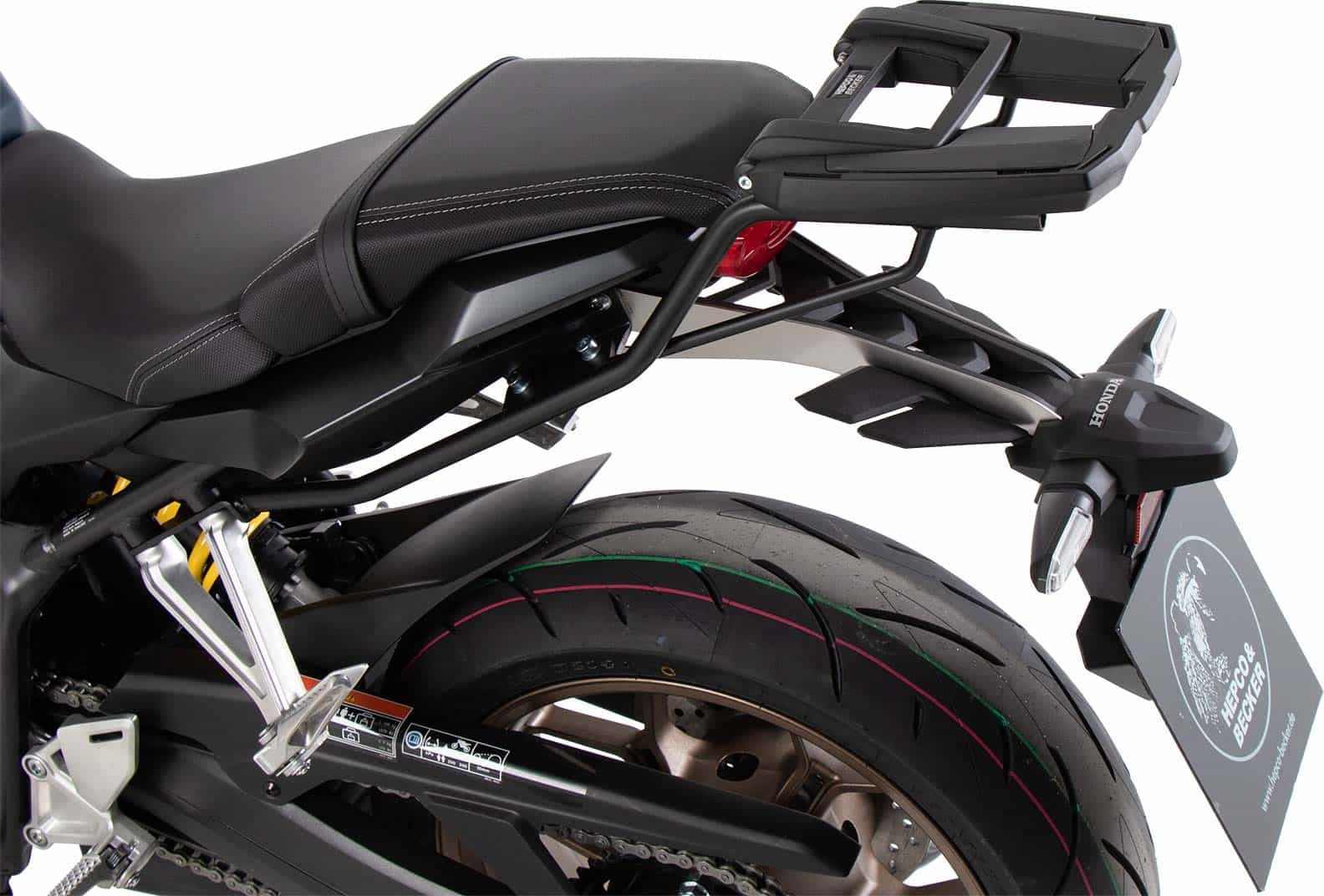 Hepco and Becker / ヘプコアンドベッカー Easyrack topcasecarrier black for Honda CBR 650 R (2021-) | 6619532 01 01