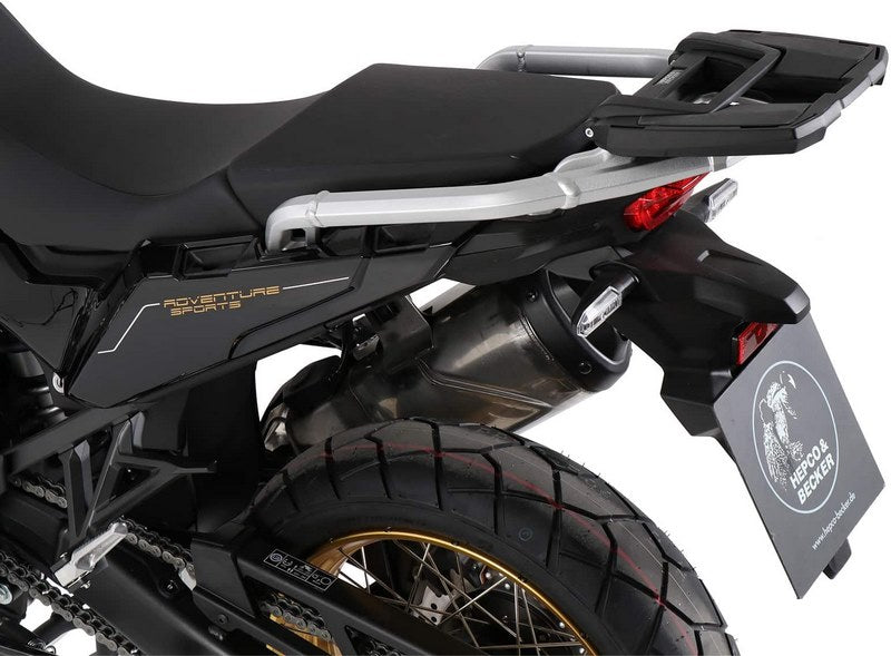Hepco & Becker イージーラックトップケースキャリアブラックオリジナルリアラックとの組み合わせ用 Honda CRF 1100L Africa Twin (2024-) | 6629549 01 01