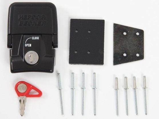 Hepco & Becker Lock for Junior or Journey Side Case-black | 700101 00 01