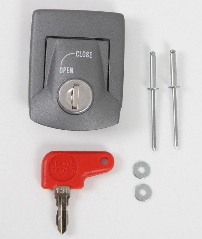 Hepco & Becker Lid lock-silver | 700104 00 09
