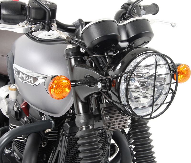 Hepco & Becker Headlight grill-black for Triumph Bonneville T 100 / Black from 2017 | 7007559 00 01